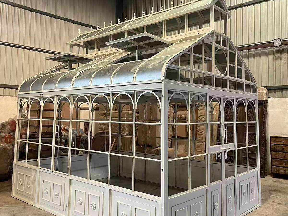 Victorian Greenhouse, Retro Greenhouse, Steel Garden Room
